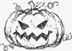 万圣节HALLOWEEN手绘彩绘万圣节元素矢量图高清图片