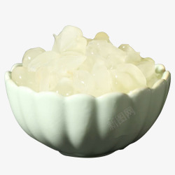 一碗野生雪燕皂角米高清图片