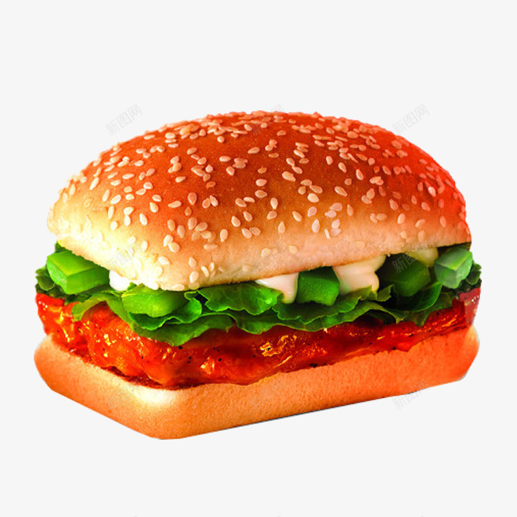 三明治汉堡png免抠素材_新图网 https://ixintu.com 三明治 三明治汉堡图片免费下载 快餐 汉堡包 速食 食品