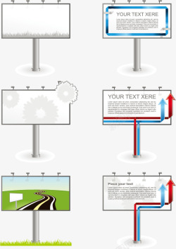 户外广告矢量图素材