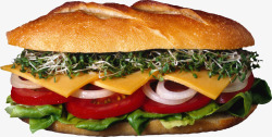 汉堡包三明治食物快餐4素材