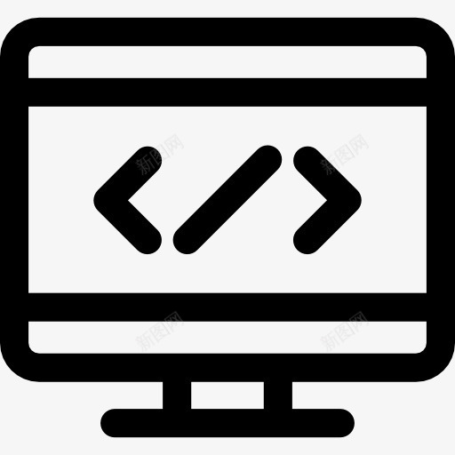 编码图标png_新图网 https://ixintu.com 代码 屏幕 工具和器具 显示器 编程语言 计算机