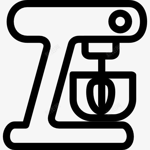搅拌机图标png_新图网 https://ixintu.com 厨房用具 工具和器具 搅拌机 烹饪