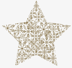 五角星拼图欧式花纹五角星矢量图高清图片