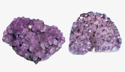 天然紫晶块素材