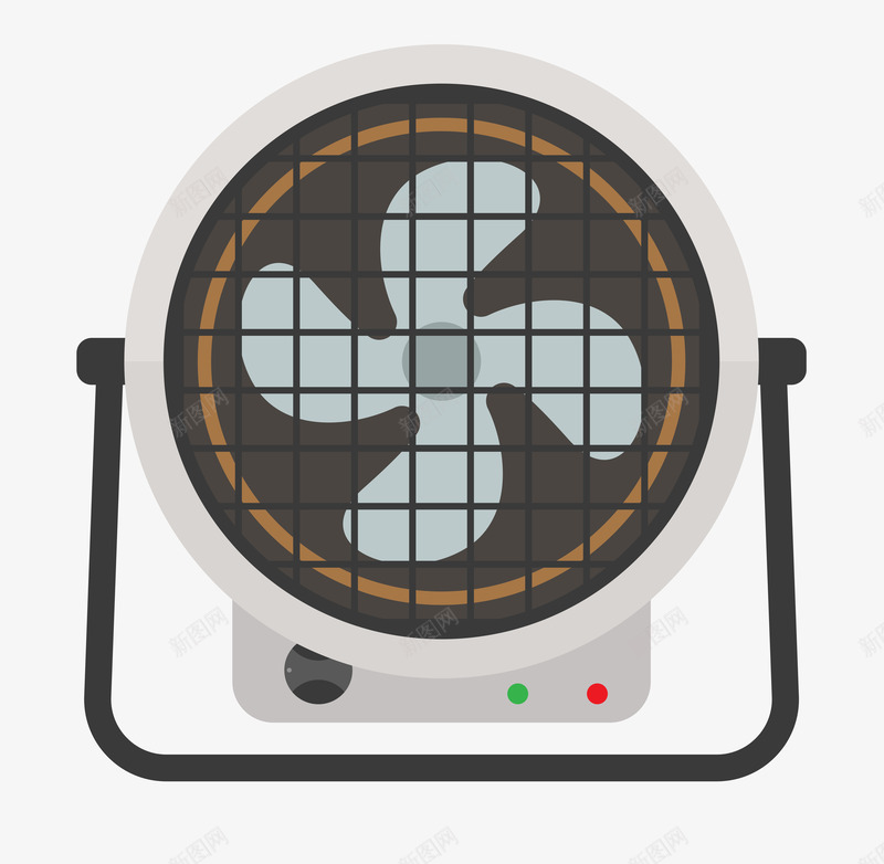 桌面小风扇png免抠素材_新图网 https://ixintu.com 家电 桌面小风扇