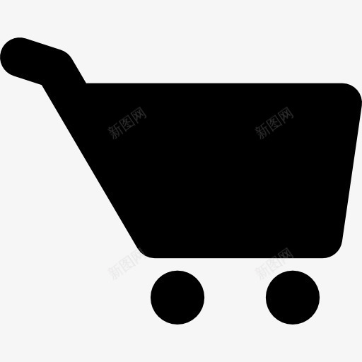 黑色的商务车图标png_新图网 https://ixintu.com 剪影 商务 在线购买 虚拟 购物 车