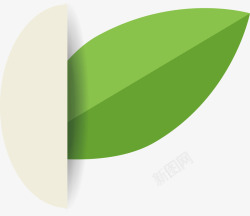 爱护林木创意图标创意绿叶能源logo图标矢量图高清图片