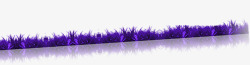 紫色草丛装饰素材