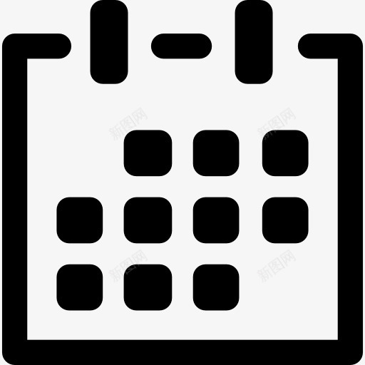 日历图标png_新图网 https://ixintu.com 周历 天 挂历 日历 日程图 日程表 日程表模板 时间界面