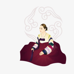 韩国坐着坐着的韩国美女高清图片
