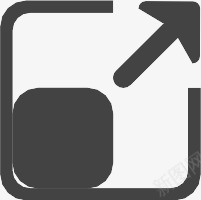 调整出框架Glyphsmarticons图标png_新图网 https://ixintu.com frame out resize 出 框架 调整