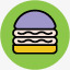 餐桌手绘厨具汉堡图标png_新图网 https://ixintu.com 卡通餐饮图片 厨具剪影 厨具图片 厨房 厨房图标 厨房图案 汉堡 面包