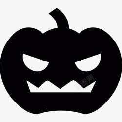 南瓜形状ScaryPumpkin图标高清图片