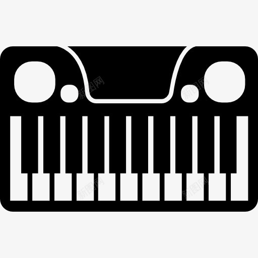 合成器图标png_新图网 https://ixintu.com 乐器 合成器 器官 电子 钢琴 音乐 风琴
