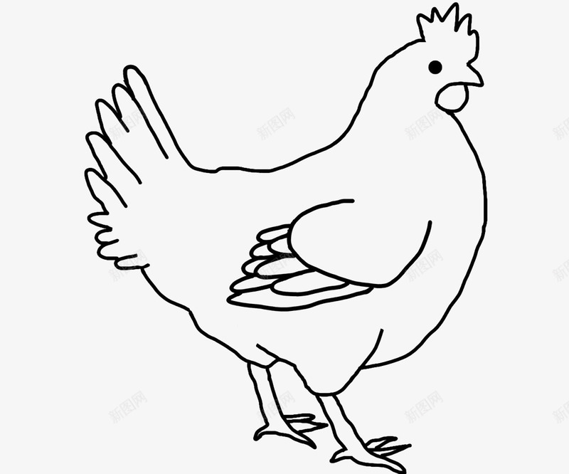 农场里的鸡png免抠素材_新图网 https://ixintu.com 农场里 宣传的 简化鸡