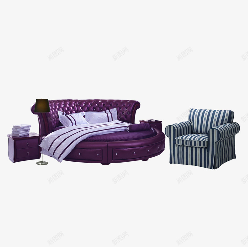 家具摆放psd免抠素材_新图网 https://ixintu.com 家具 床 沙发 装饰