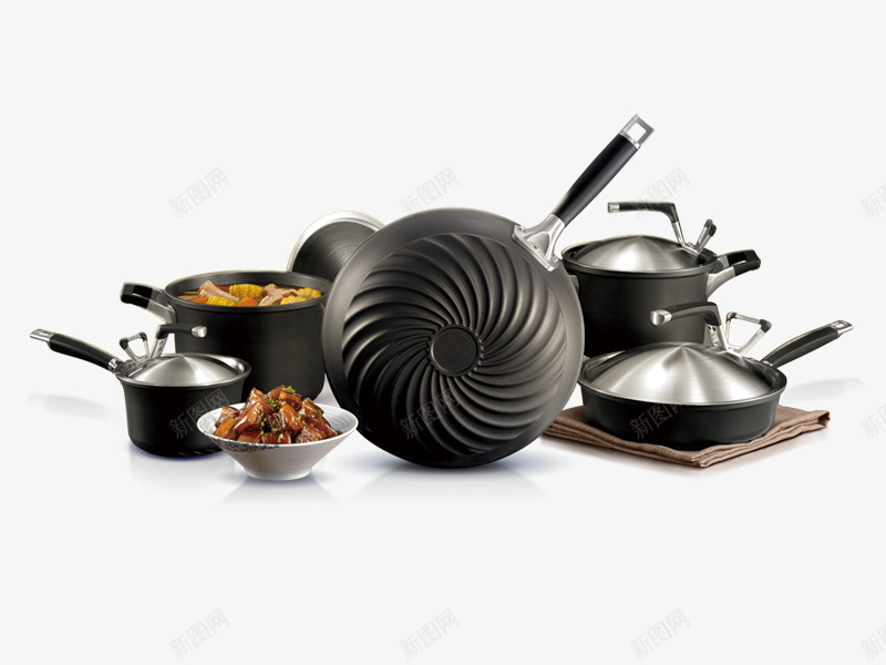 厨房用具png免抠素材_新图网 https://ixintu.com 厨房用具 图片素材 美味佳肴 锅碗