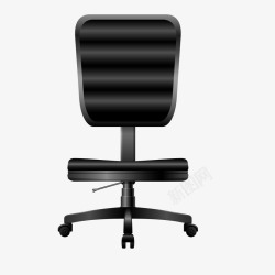 黑色商务座椅老板椅矢量图素材