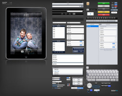 专用iPadGUIPSD源文件素材