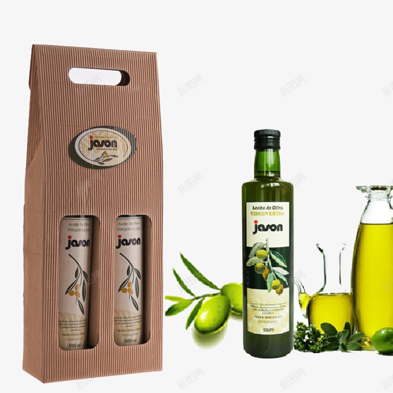 礼盒装橄榄油png免抠素材_新图网 https://ixintu.com 天然橄榄油 植物油 礼盒装橄榄油 食用油
