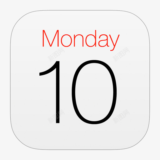日历官方iOS7Icons图标png_新图网 https://ixintu.com Calendar Official 官方 日历
