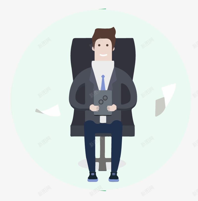 BOSSpng免抠素材_新图网 https://ixintu.com 公仔 卡通 男 男人vip 老板