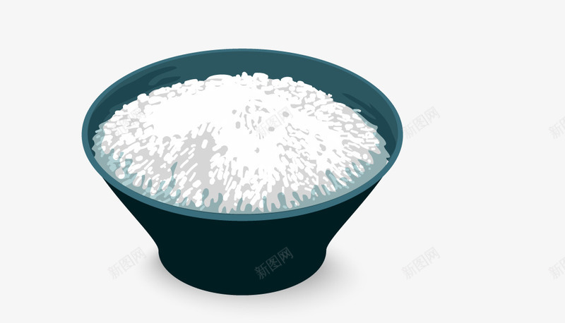一碗大米手绘图案png免抠素材_新图网 https://ixintu.com 大米 小碗 手绘图 稻谷 简图 米粒 米饭 食物