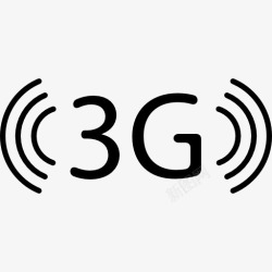 联通3G手机3G信号手机界面符号图标高清图片