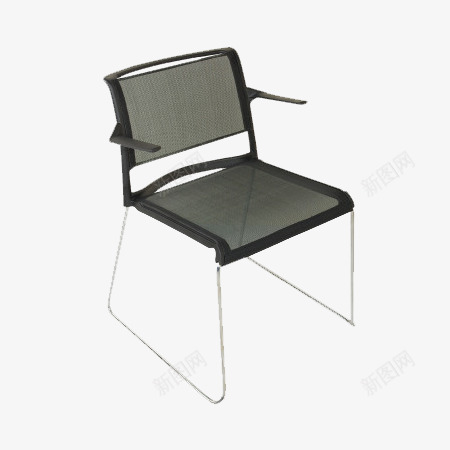 轻便座椅png免抠素材_新图网 https://ixintu.com 丝网座椅 纯钢身座椅 黑色丝网座椅 黑色座椅