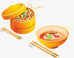 韩国蒸菜汤食物海报素材