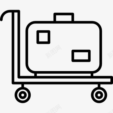 小车的行李箱图标图标
