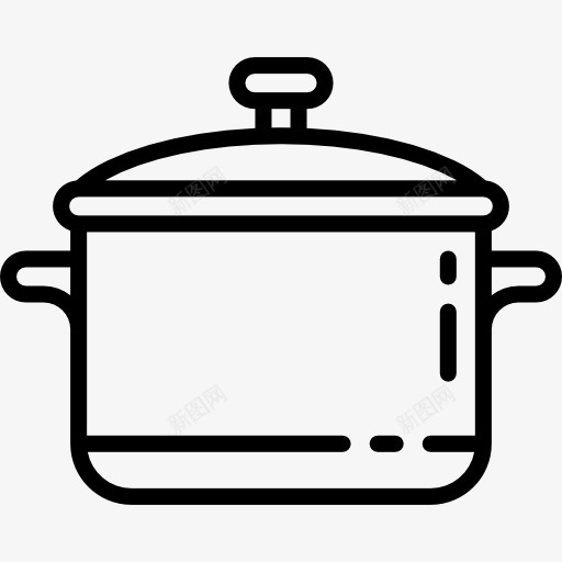 锅图标png_新图网 https://ixintu.com 厨房 工具 炊具 烹饪