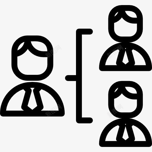 员工图标png_新图网 https://ixintu.com 业务 员工 商业和金融 网络层次 老板
