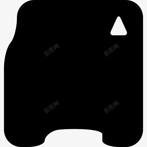 电话卡方圆形的黑色形状图标png_新图网 https://ixintu.com 卡 圆润 工具 工具和用具 手机套 方形 电话卡 符号 黑色