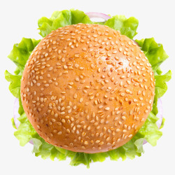 美味汉堡包素材