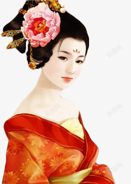 古代美女png免抠素材_新图网 https://ixintu.com 中国风 人物 古代 古代美女 古风 唯美 女神 美女