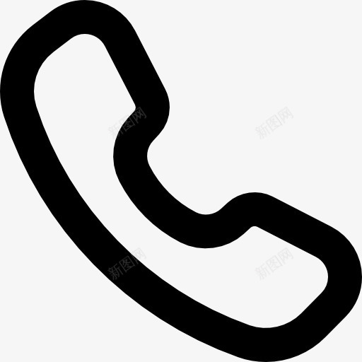电话耳概述工具符号图标png_新图网 https://ixintu.com 只是图标 工具 工具和器具 概述 沟通 电话 耳