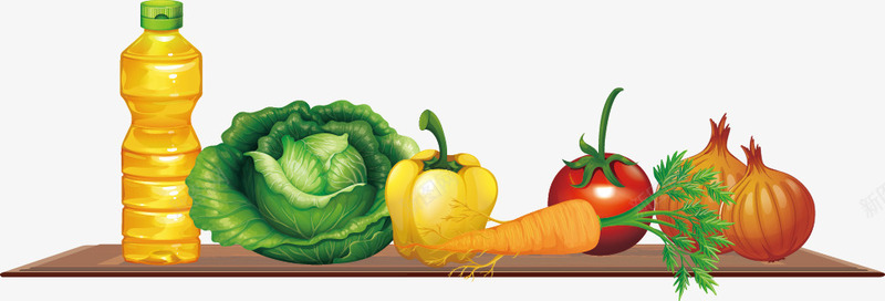 卡通清新蔬菜桌面矢量图ai免抠素材_新图网 https://ixintu.com 卡通 桌面 清新 蔬菜 矢量图