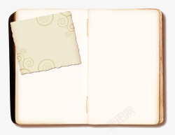 内容页设计棕色的白色内容页的本子高清图片