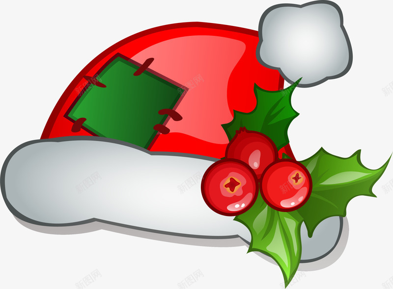 红色破洞圣诞帽png免抠素材_新图网 https://ixintu.com 免抠PNG 卡通 圣诞帽 破洞 童趣 红色 装饰图案