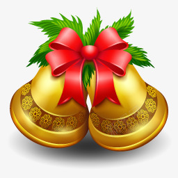金色的圣诞铃铛图标png_新图网 https://ixintu.com 图标 圣诞 金色 铃铛