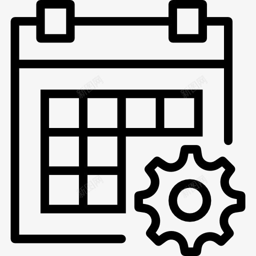 图标png_新图网 https://ixintu.com 事件的组织 日历 日历界面 日期 时间