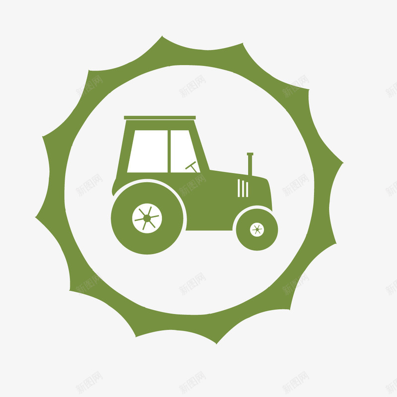 拖拉机绿色创意图标矢量图ai_新图网 https://ixintu.com 创意 图标 天然食品 拖拉机 绿色 绿色天然 绿色蔬菜 食品 食品海报 矢量图