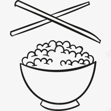 ChineseRice用两根筷子图标图标