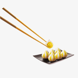筷子夹食物素材