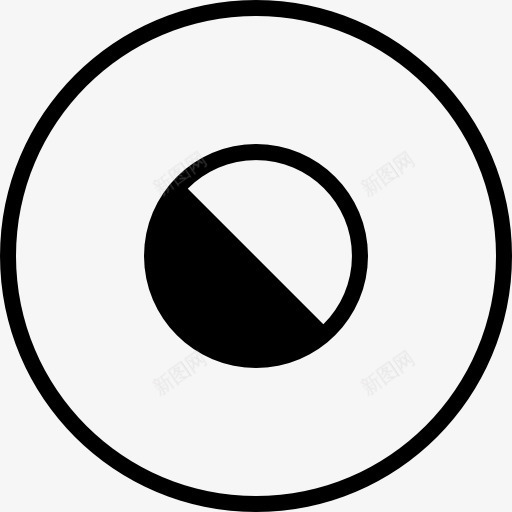 对比配置圆形界面按钮图标png_新图网 https://ixintu.com 半圆形 圆 圆形 对比 按钮 接口配置 薄 象征