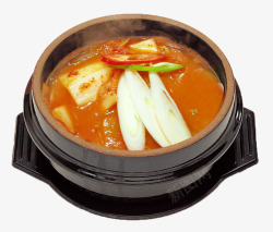 石锅泡菜汤泡菜汤高清图片