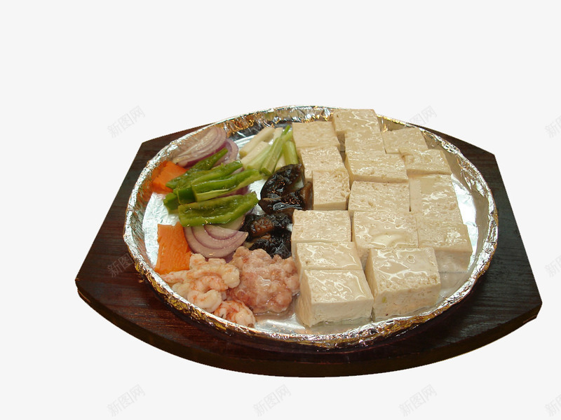 铁板冻豆腐png免抠素材_新图网 https://ixintu.com 传统美食 特色豆腐 铁板豆腐 餐饮美食