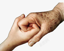 年轻的手苍老的手牵着年轻的手对比图高清图片